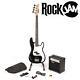 Rockjam Rjbg01 Full Size Electric Bass Guitar Kit With Amplifier Tuner Stand Bag