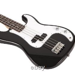 RockJam RJBG01 Full Size Electric Bass Guitar Kit with Amplifier Tuner Stand Bag