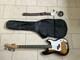 Rock Jam Electric Bass Guitar Fantastic Sunburst Colour With Lead, Bag, Strap