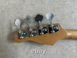 Rock Jam Electric Bass Guitar Fantastic Sunburst Colour With Lead, Bag, Strap