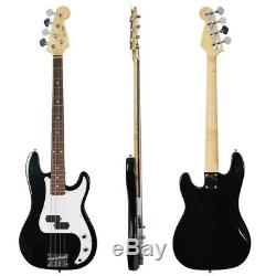 Rocket Electric Bass Guitar Pack Black