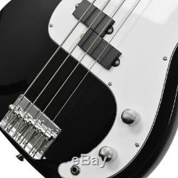 Rocket Electric Bass Guitar Pack Black