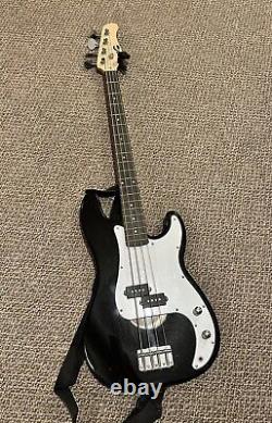 Rockjam 4-String Bass Guitar With Tuner