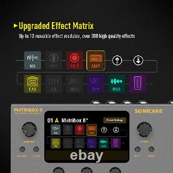 SONICAKE 2 Style Matribox Guitar Bass Pedal Guitar IR Cabinets Expression Effect