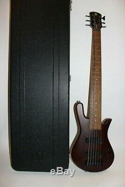 SPECTOR LG6CLSSG 6-String Electric Bass Guitar Brown with hard Case
