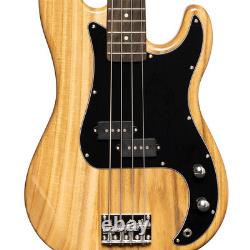 STAGG SBP-30 Electric P-Bass Guitar, Natural (NEW)
