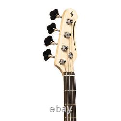 STAGG SBP-30 Electric P-Bass Guitar, Natural (NEW)