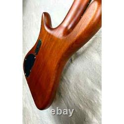 SX 5 String Bass Guitar Arched Body in Natural