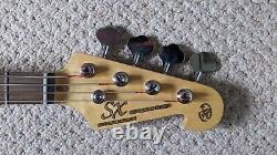 SX Standard Series Custom Handmade Electric Bass Guitar with soft case