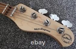Sadowsky MetroExpress Hybrid PJ Bass Guitar in Sunburst c/w original g/bag etc