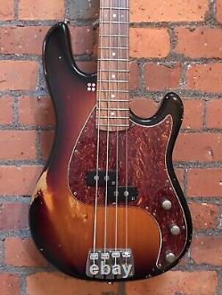 Sandberg Vs4 California Bass Sunburst Hardcore Aged Relic With Bag And Coa