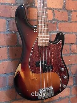 Sandberg Vs4 California Bass Sunburst Hardcore Aged Relic With Bag And Coa