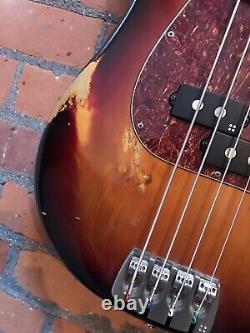 Sandberg Vs4 California Bass Sunburst Hardcore Aged Relic With Bag And Coa