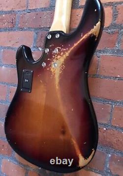 Sandberg Vs4 California Bass Sunburst Hardcore Aged Relic With Bag And Coa