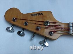Satellite Branded (Teisco) 98/R Jazz Bass Guitar Japan Vintage 70's