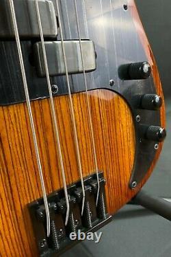 Schecter P-4 Exotic Zebrawood 4-String Bass Guitar Fade Vintage Sunburst Finish
