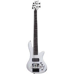 Schecter Stiletto Stage-5 Gloss White WHT B-STOCK Electric Bass Guitar Stage 5