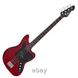 Seattle Bass Guitar by Gear4music Gala Red