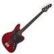 Seattle Bass Guitar By Gear4music Gala Red