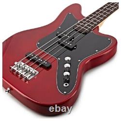 Seattle Bass Guitar by Gear4music Gala Red