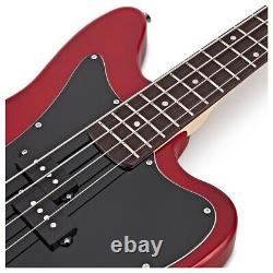 Seattle Bass Guitar by Gear4music Gala Red