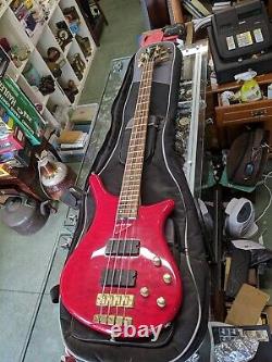 Shine Electric Bass Guitar 4 String cherry colors UK post