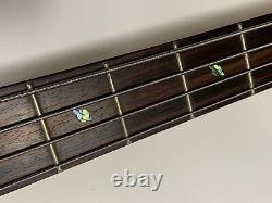 Shine SBT404 4 String Electric Bass Guitar Through Neck Fusion Style Green