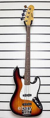 Shine WPB960 Electric Bass Guitar 4 String Sunburst Jazz Bass Y40