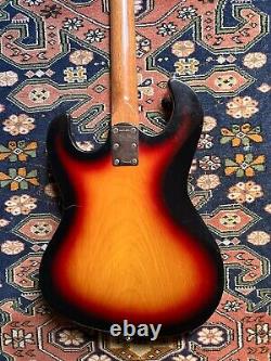 Silvertone MIJ 1491 Late 60s Vintage Electric Bass Guitar Excellent Condition