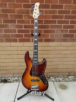 Sire Marcus Miller V7 2nd Version 5 String Bass in Tobacco Sunburst with Gig Bag