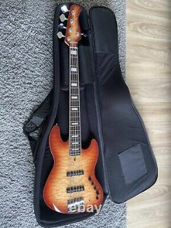 Sire V9 5 String Bass (1st Generation) With Soft shell Case