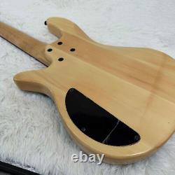 Solid Body Gossip Electric Bass Guitar Rosewood Fretboard Black Part 3S Pickup