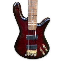 Spector Bass Legend 4 Custom Bass Guitar, Black Cherry