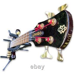 Spector Bass Legend 4 Custom Bass Guitar, Black Cherry