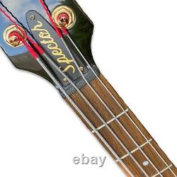 Spector Bass Legend 4 Custom Bass Guitar, Black Cherry