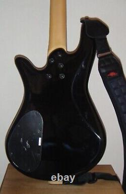 Spector Legend 4 Classic Bass Guitar, Holoflash Black Professional Series