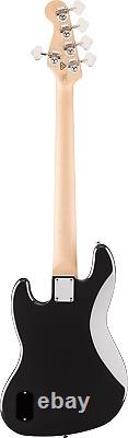 Squier Affinity Active 5-String Jazz Bass V in Black Metallic, NEW