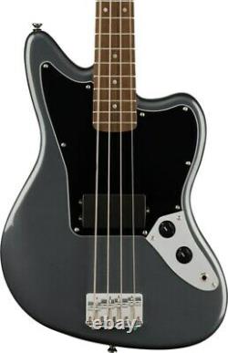 Squier Affinity Series Jaguar Bass H, Laurel, Charcoal Frost Metallic