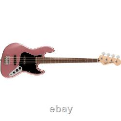 Squier Affinity Series Jazz Bass Guitar, Laurel Fingerboard, Burgundy Mist