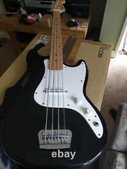 Squier Bronco Short Scale Bass With Seymore Duncan Pick Up And Pot Upgrade