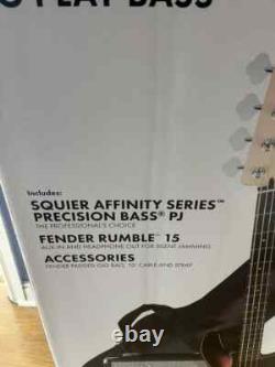 Squier By Fender Bass Affinity Precision Bass PJ Pack 3-Colour Sunburst + AMP