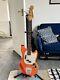 Squier Fsr Classic Vibe'60s Competition Mustang Bass Guitar In Capri Orange