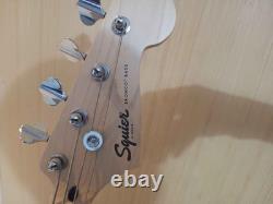 Squier FSR Sonic Bronco Bass, White Pickguard, Shell Pink