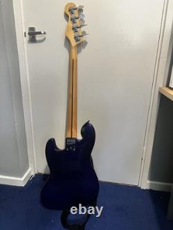 Squier J bass by Fender 2013 purple bass guitar