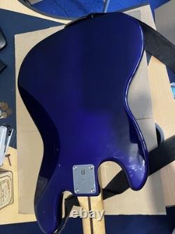 Squier J bass by Fender 2013 purple bass guitar