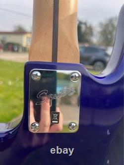 Squier J bass by Fender 2013 purple bass guitar