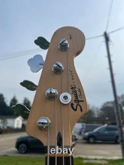 Squier J bass by Fender 2013 purple bass guitar