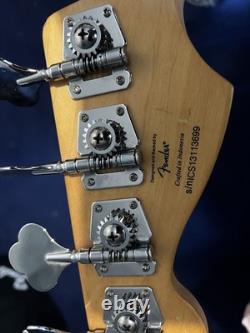 Squier J bass by Fender 2013 purple bass guitar