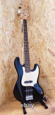 Squier Jazz Bass Black Made In Korea 1989 Silver Label Fender Gig Bag