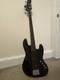 Squier Jazz Bass Deluxe Iv Black Indonesian Made
